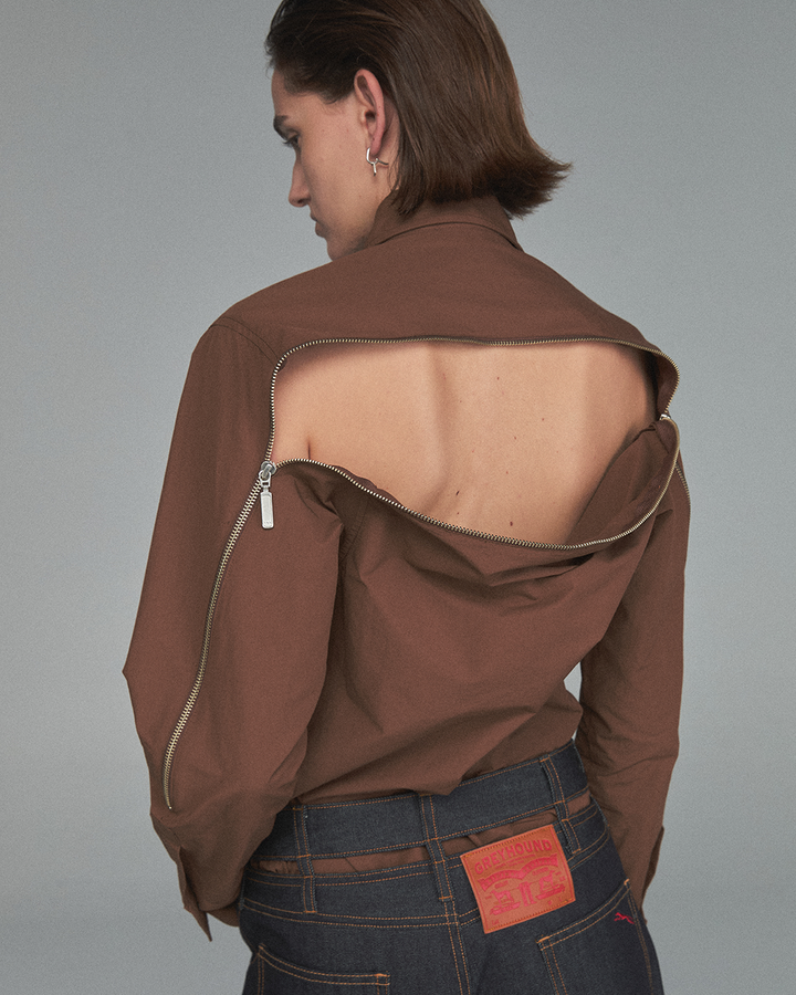 GH LONG ZIPPER WESTERN SHIRT