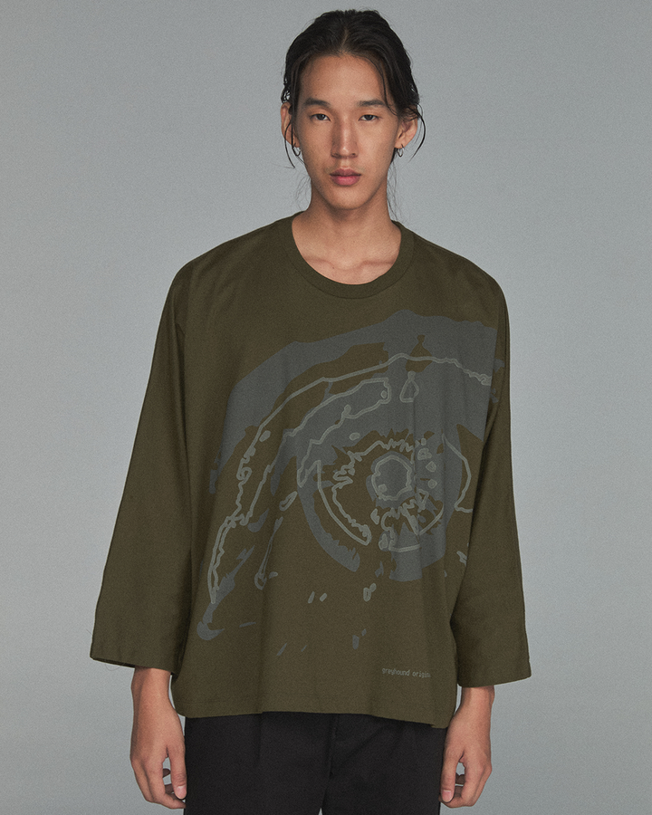 GH "EYE SCANNED" LONG SLEEVES T-SHIRT