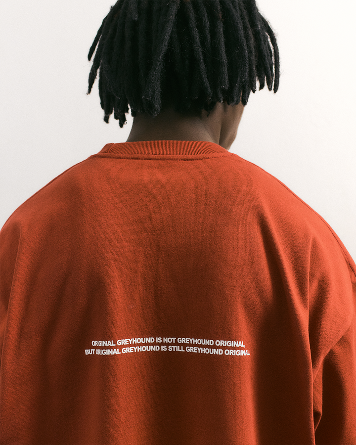 ORIGINAL GREYHOUND APPLIQUED LOGO T-SHIRT