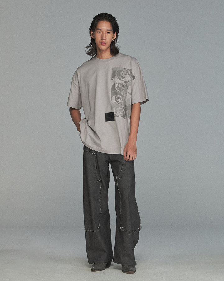 GH DOUBLE KNEE PLEATED PANTS
