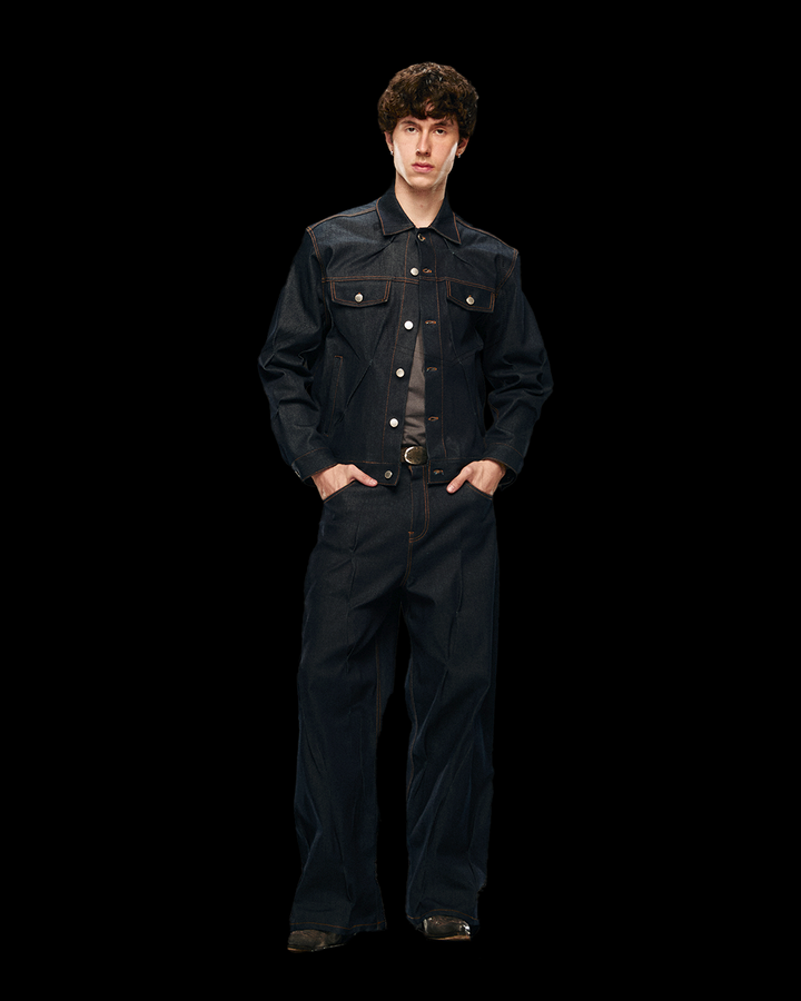 GH MULTI-PLEATS JEANS