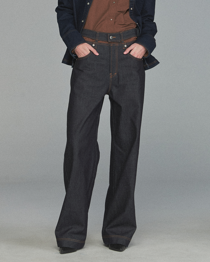 GH CUTOUT WAIST DENIM