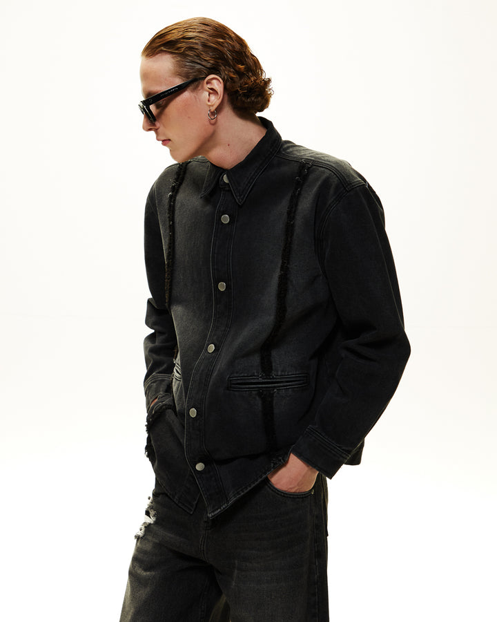 GH BLACK DENIM SHIRT