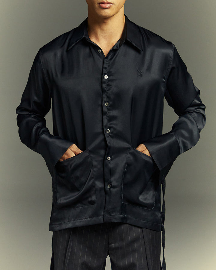 GH POCKET SATIN SHIRT