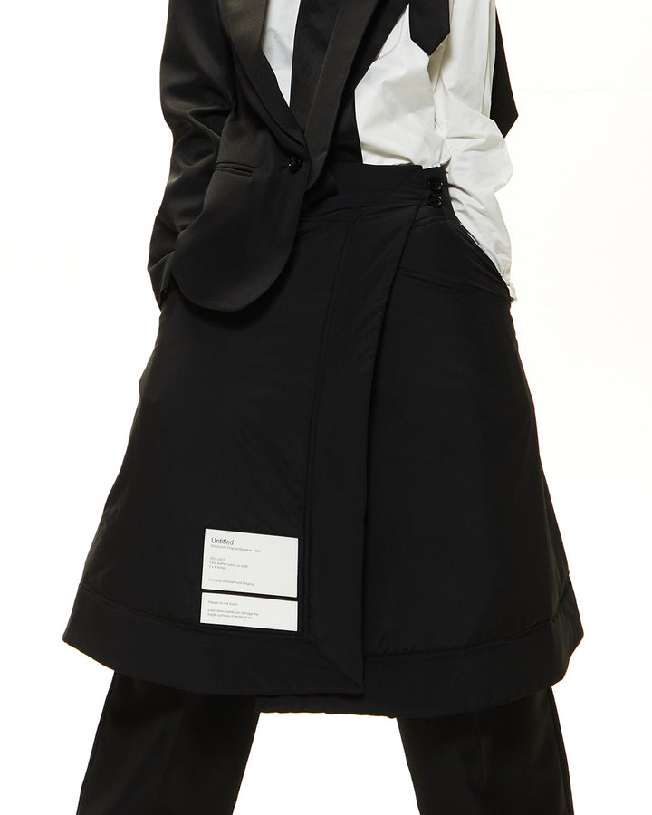 GH GREEN LABEL QUILTED PUFFER SKIRT