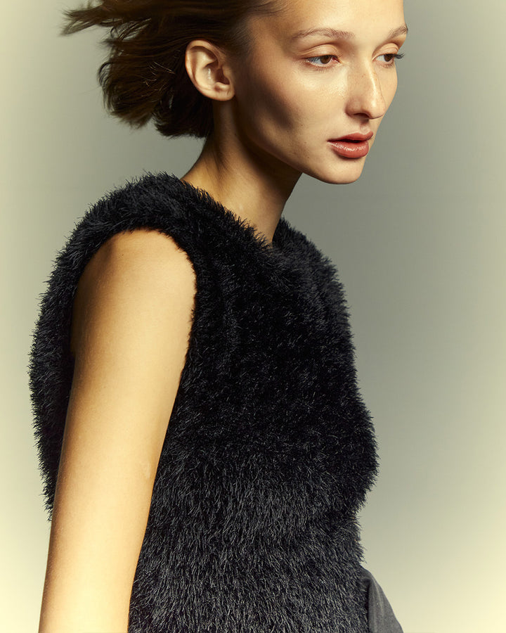 GH MOHAIR SLEEVELESS BLOUSE