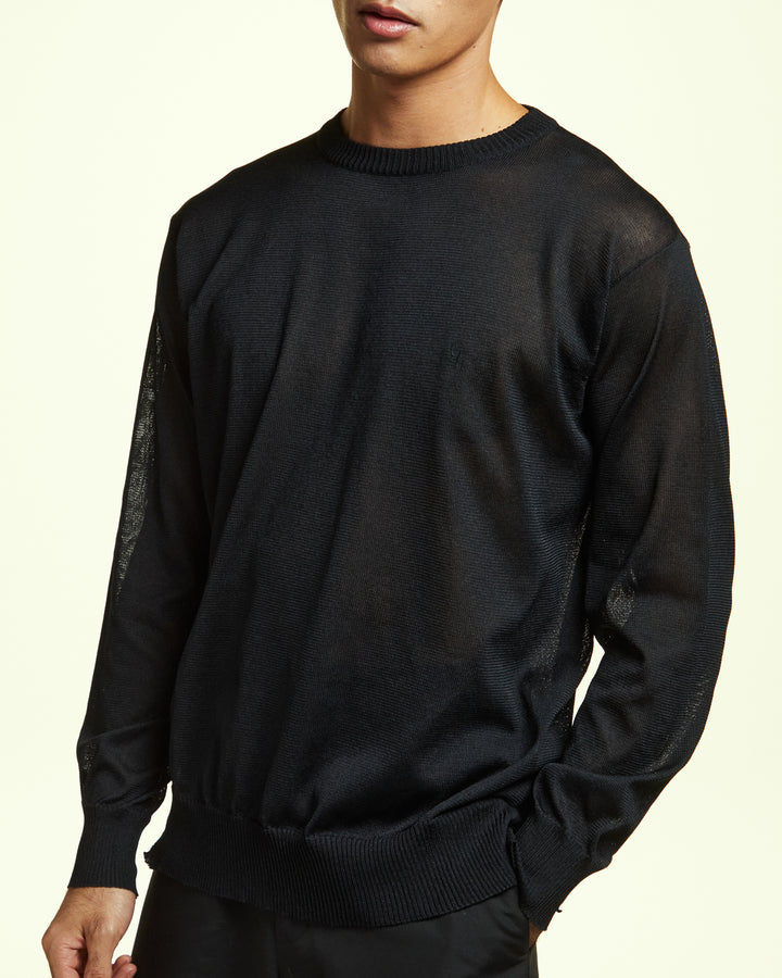 GH BLACK MESH KNIT