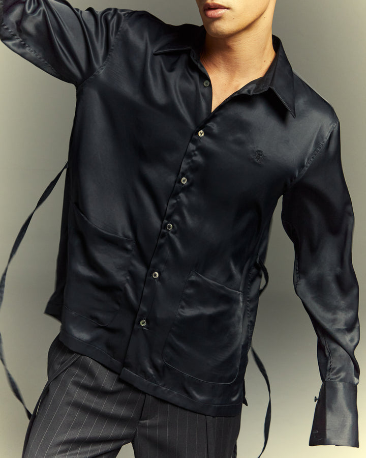 GH POCKET SATIN SHIRT