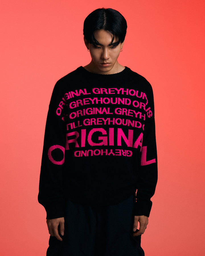 ORIGINAL GREYHOUND KNITTED SWEATSHIRT