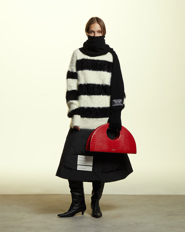 GH STRIPED TURTLENECKS SWEATER