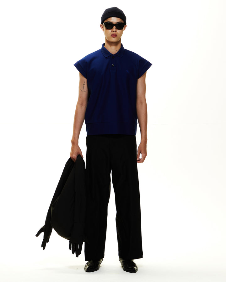 GH SLEEVELESS POLO T-SHIRT