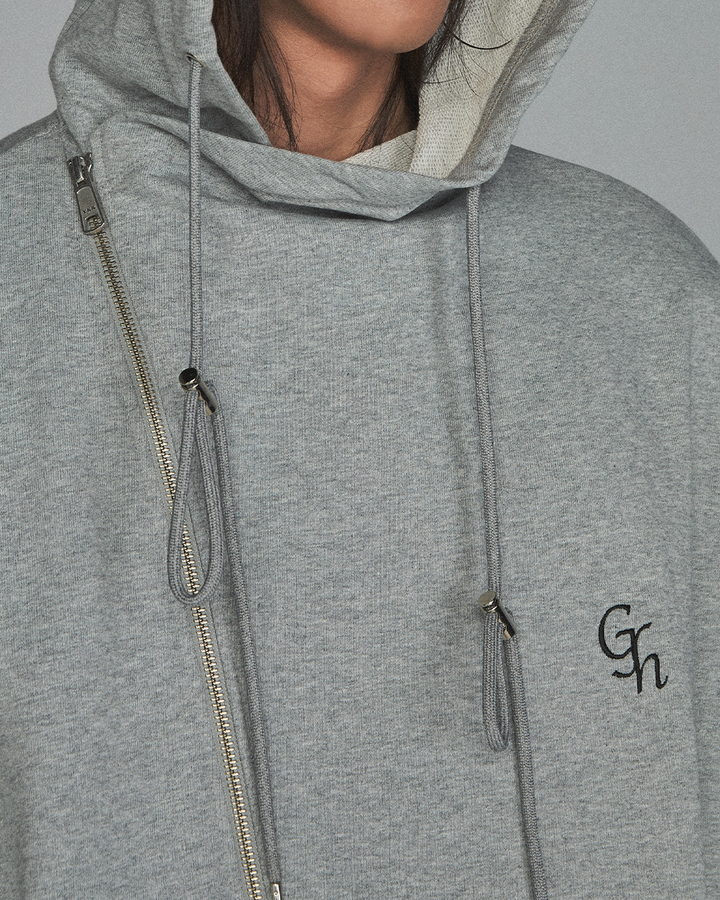 GH CURVED ZIP HOODIE