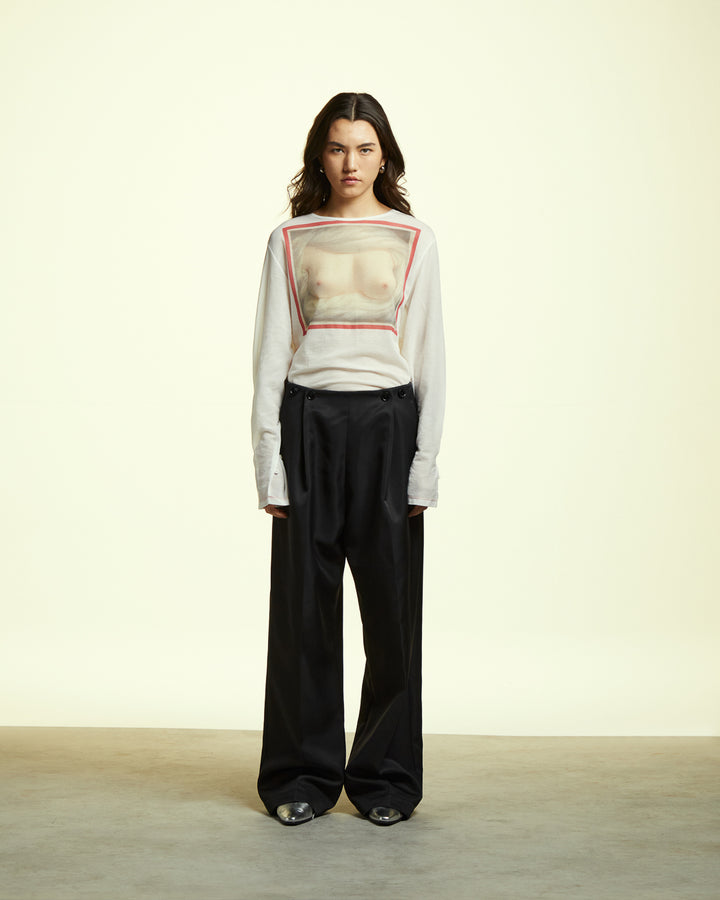 GH GREEN LABEL WIDE - LEG TROUSERS