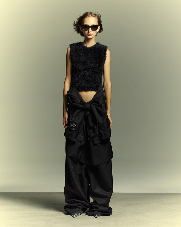 GH MOHAIR SLEEVELESS BLOUSE
