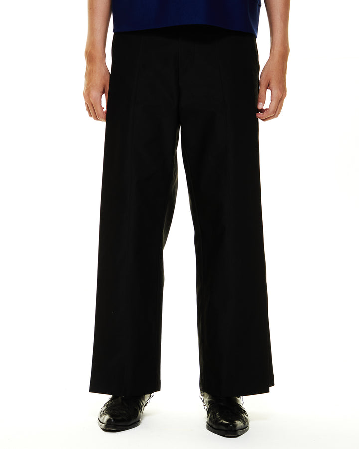 GH DOUBLE  PLEATED CROPPED TROUSERS