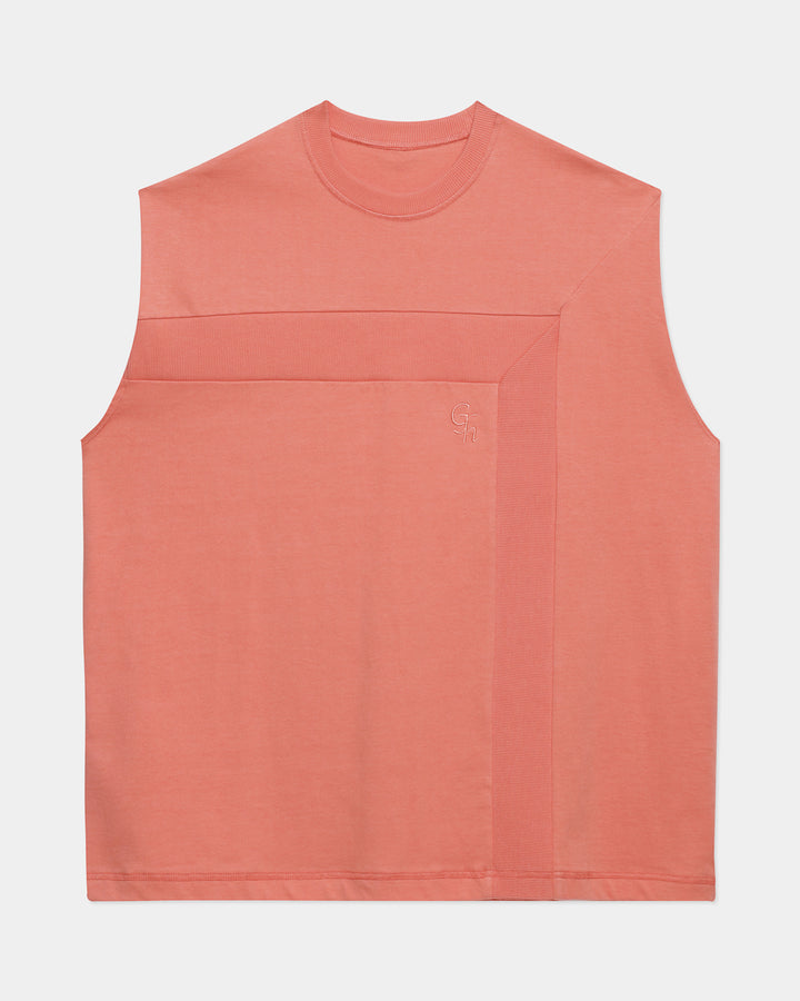 GH PAINTING FRAME OVERSIZED SLEEVELESS T-SHIRT