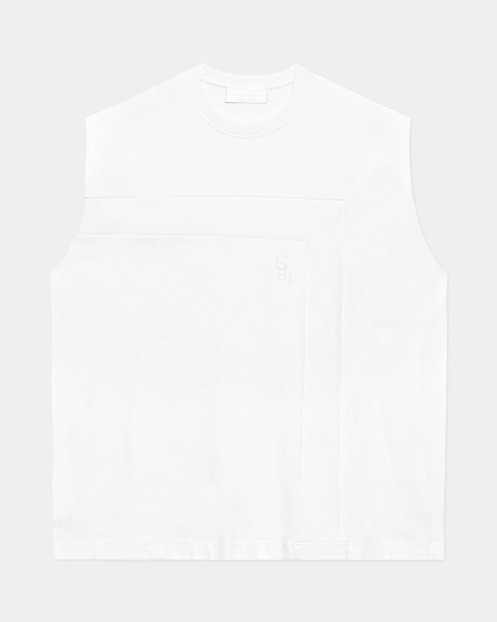 GH PAINTING FRAME OVERSIZED SLEEVELESS T-SHIRT