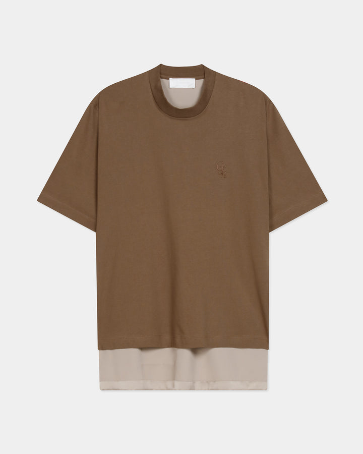 GH JERSY WITH SATIN T- SHIRT