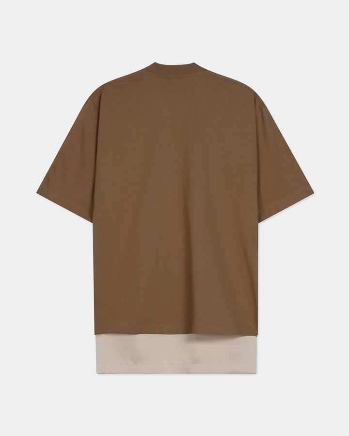 GH JERSY WITH SATIN T- SHIRT