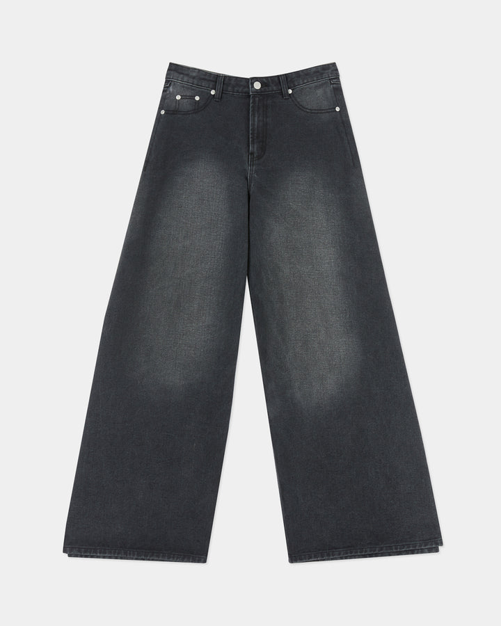 GH FLAP BLACK FADED JEANS