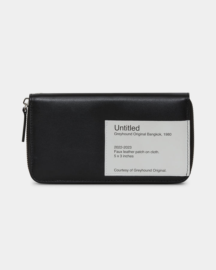 GH LONG LEATHER ART PLAQUE WALLET