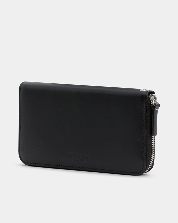 GH LONG LEATHER ART PLAQUE WALLET