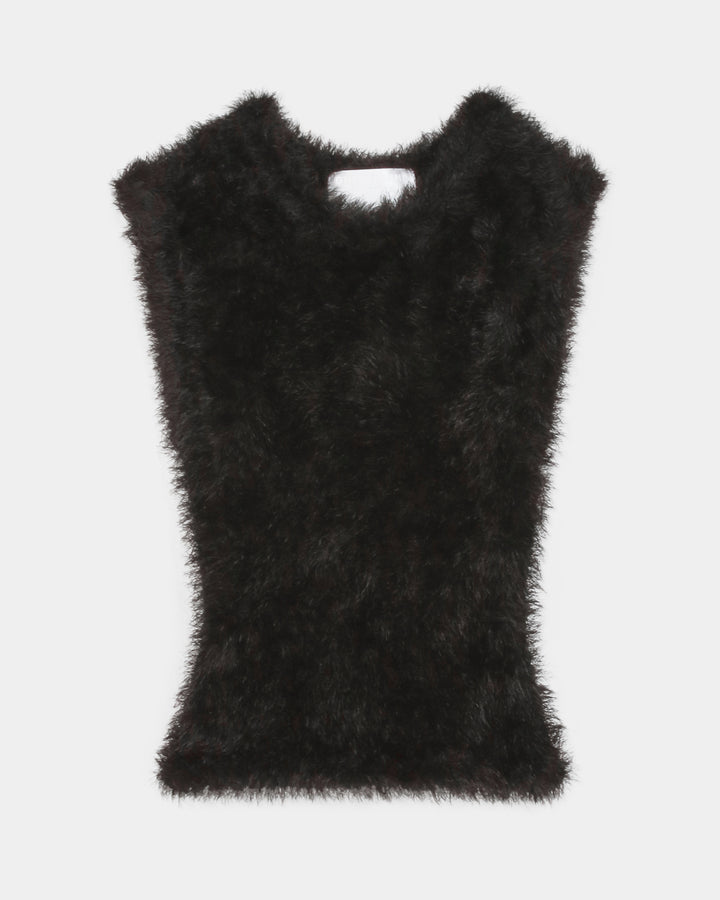 GH MOHAIR SLEEVELESS BLOUSE