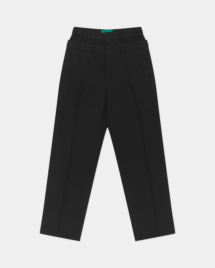 GH DOUBLE-WAISTBAND TROUSERS