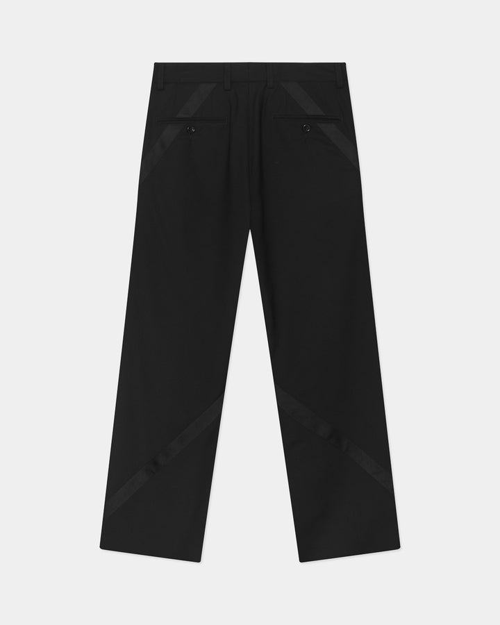 GH CURVED SATIN-LINE TROUSERS