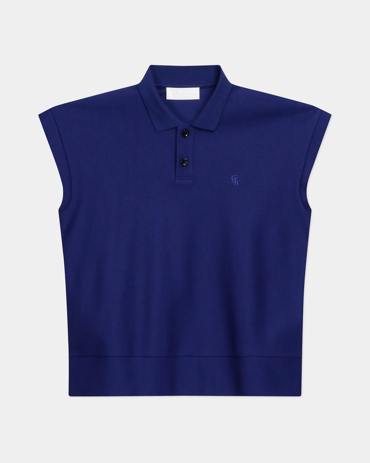 GH SLEEVELESS POLO T-SHIRT