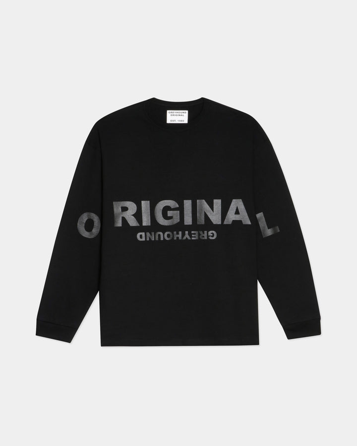 OVERSIZED LOGO LONG SLEEVES  T-SHIRT