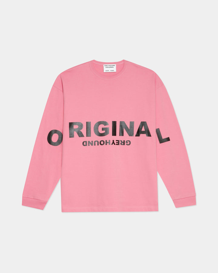 OVERSIZED LOGO LONG SLEEVES  T-SHIRT