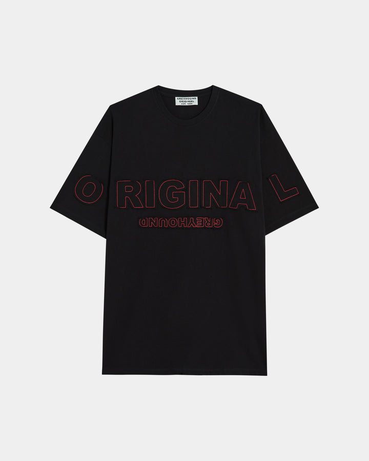 ORIGINAL GREYHOUND APPLIQUED LOGO T-SHIRT
