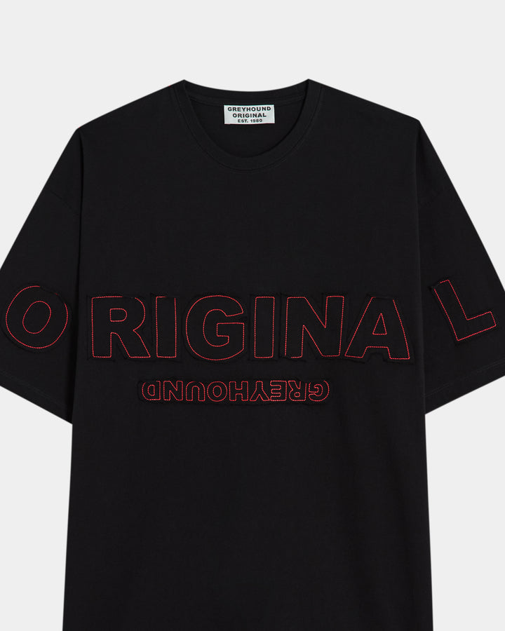 ORIGINAL GREYHOUND APPLIQUED LOGO T-SHIRT