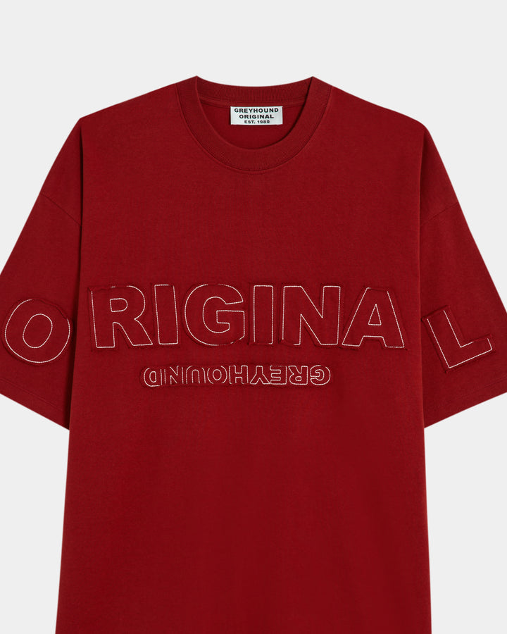 ORIGINAL GREYHOUND APPLIQUED LOGO T-SHIRT