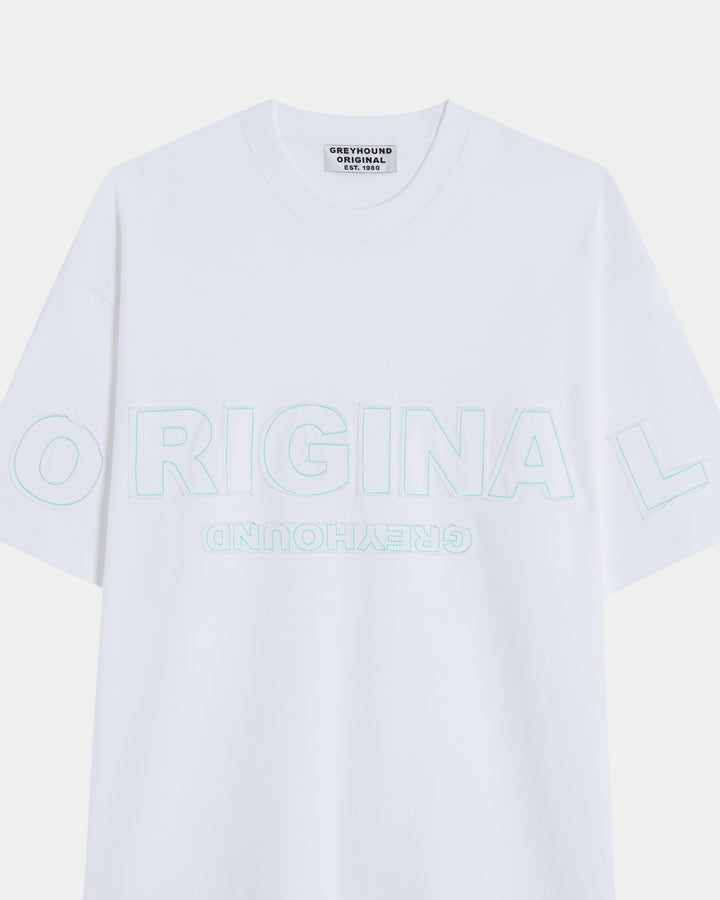 ORIGINAL GREYHOUND APPLIQUED LOGO T-SHIRT
