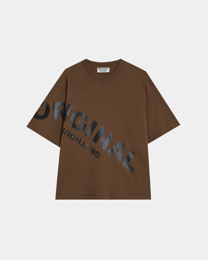 ORIGINAL GREYHOUND OBLIQUE LOGO T-SHIRT