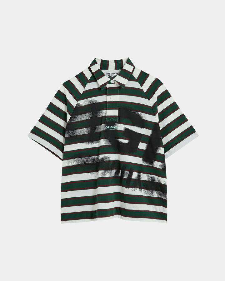 ORIGINAL GREYHOUND DISTORTION OVERSIZED POLO