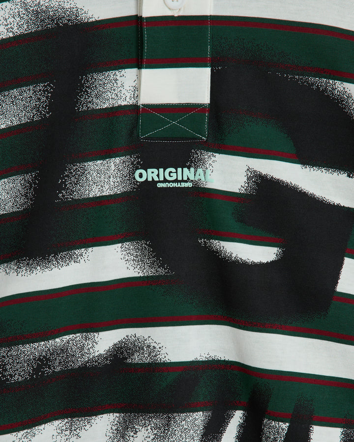 ORIGINAL GREYHOUND DISTORTION OVERSIZED POLO