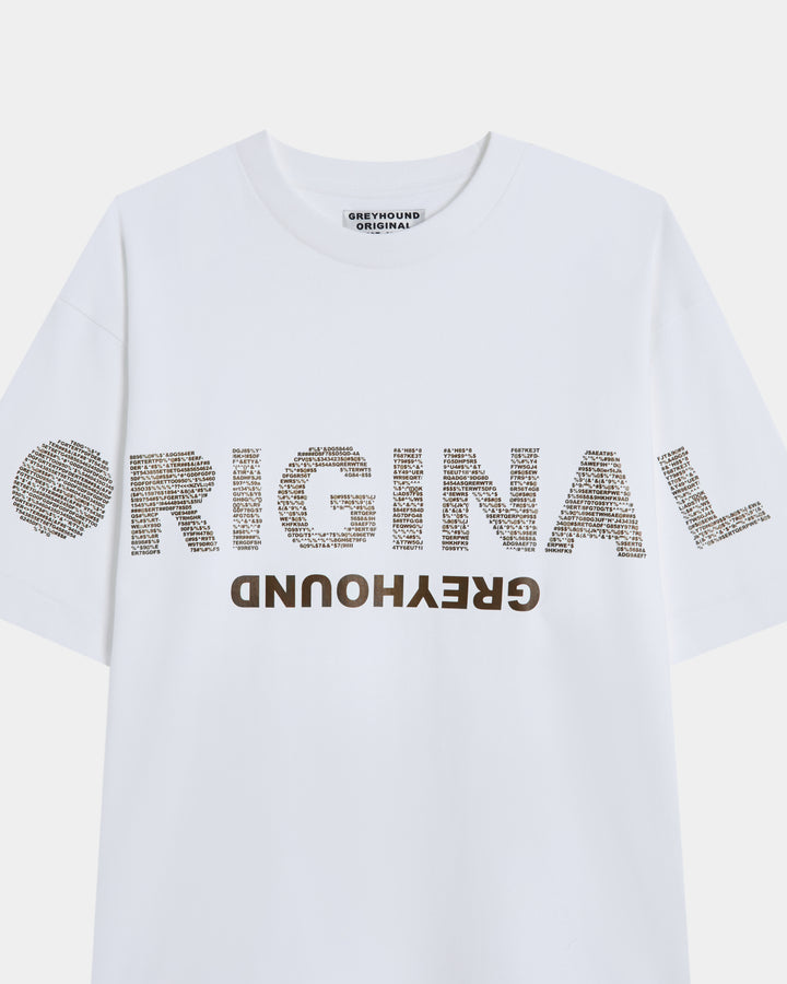 ORIGINAL GREYHOUND "o/(+!I\L4[+G}3`?8@-V%!D" LOGO T-SHIRT