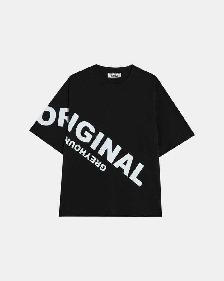 ORIGINAL GREYHOUND OBLIQUE LOGO T-SHIRT