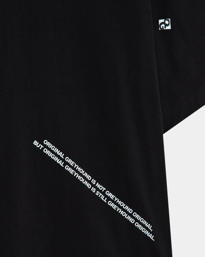 ORIGINAL GREYHOUND OBLIQUE LOGO T-SHIRT
