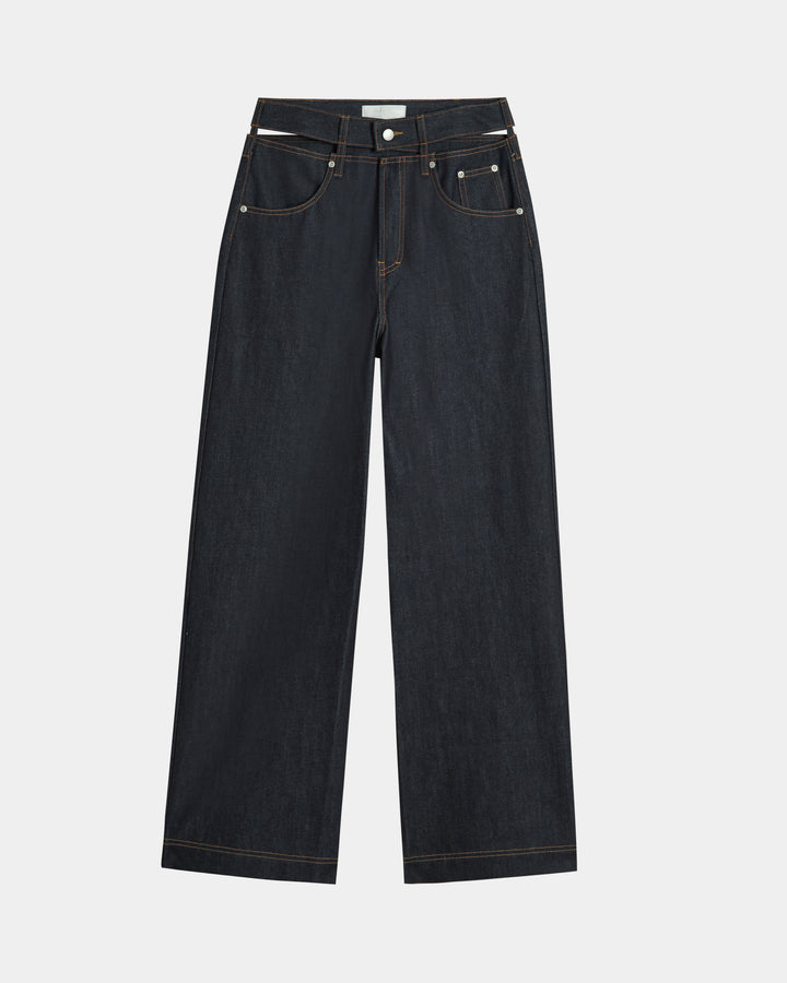 GH CUTOUT WAIST DENIM