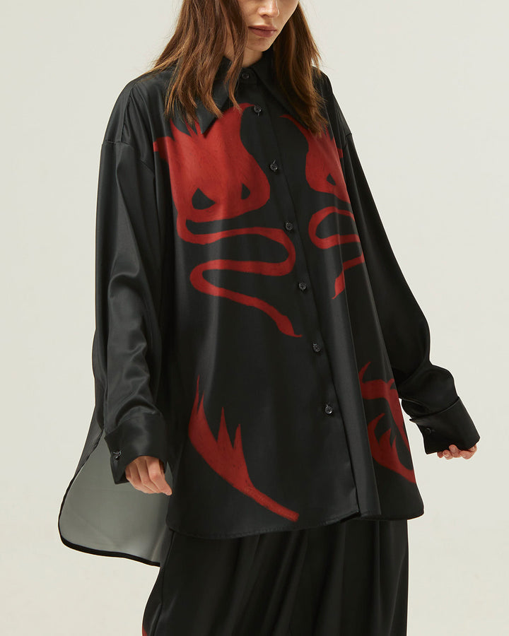 GH BURNING FLOWER SHIRT