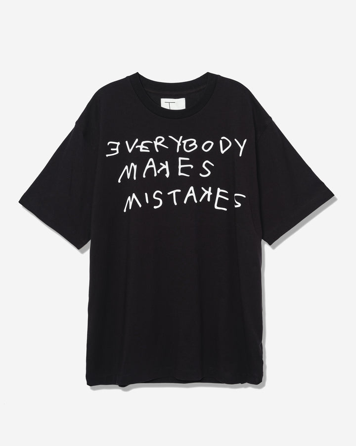 T BY GREYHOUND "EVERYBODY MAKES MISTAKES" REGULAR T-SHIRT