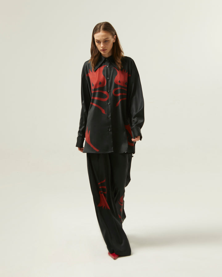 GH BURNING FLOWER LOUNGE PANTS