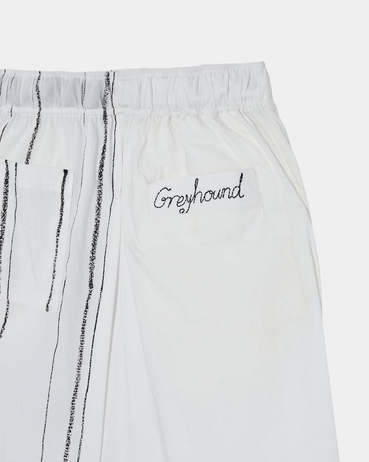 GH ASYMMETRIC DRAWSTRING TROUSERS