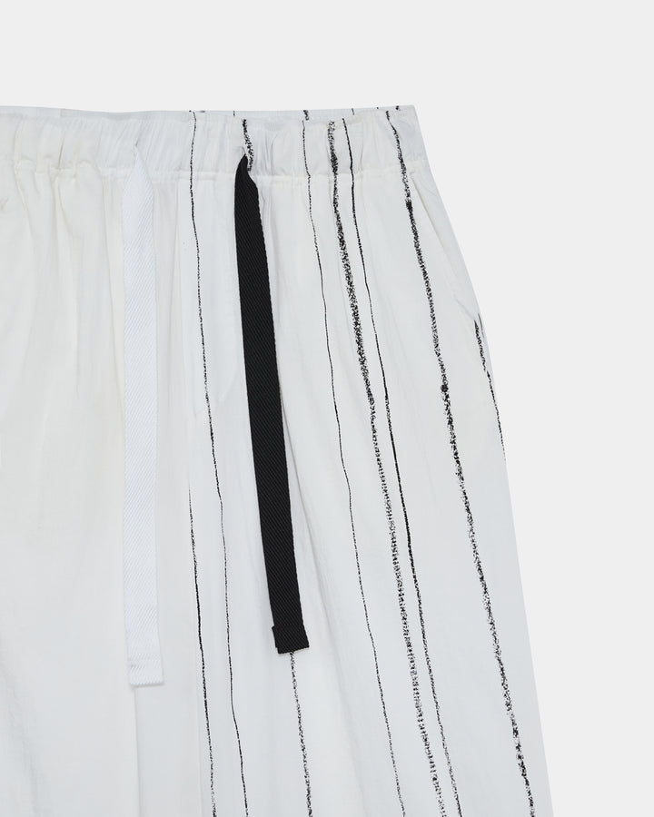 GH ASYMMETRIC DRAWSTRING TROUSERS