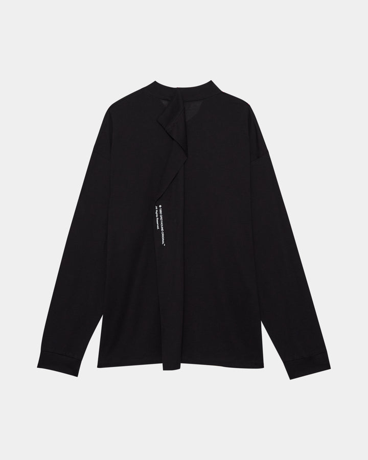 GH PLEATED LONG SLEEVE T-SHIRT