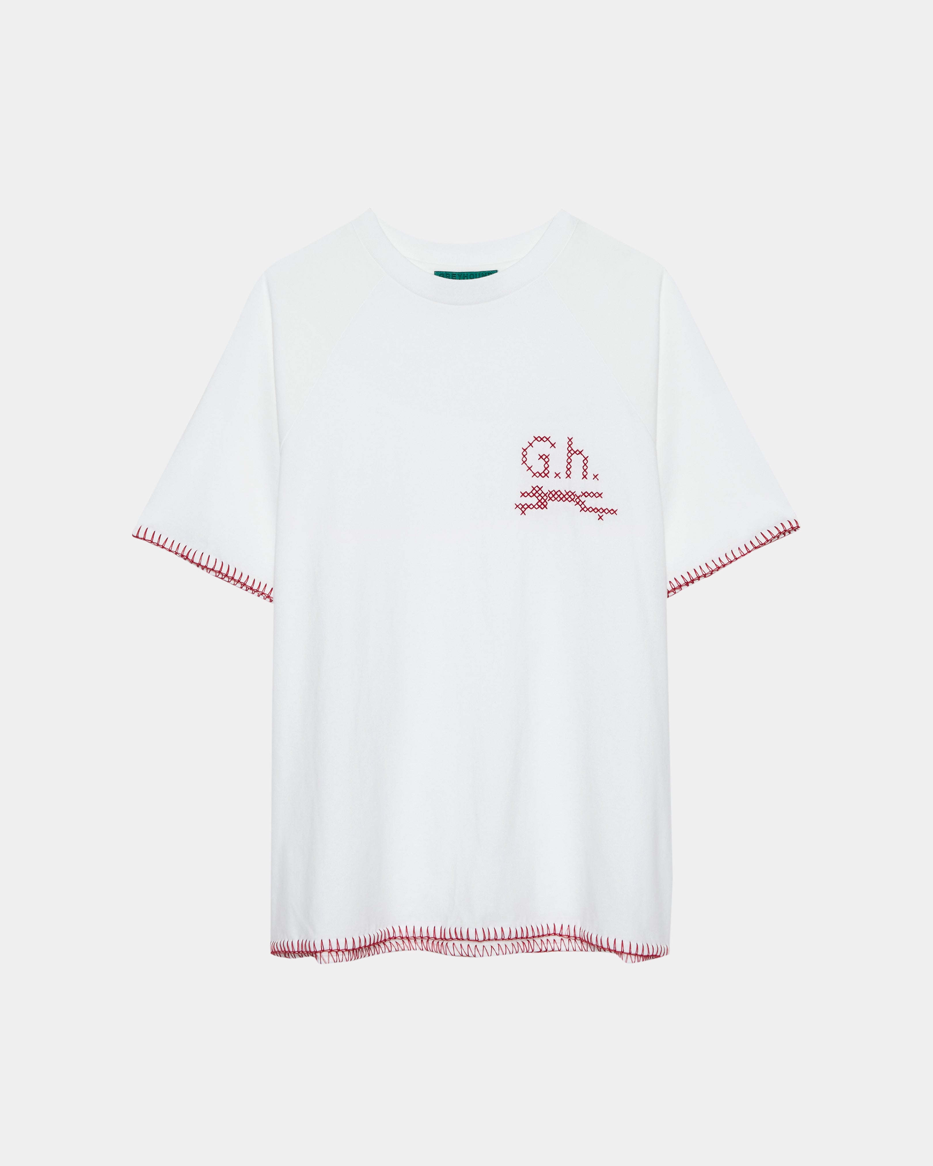 GH RED STITCHED T-SHIRT